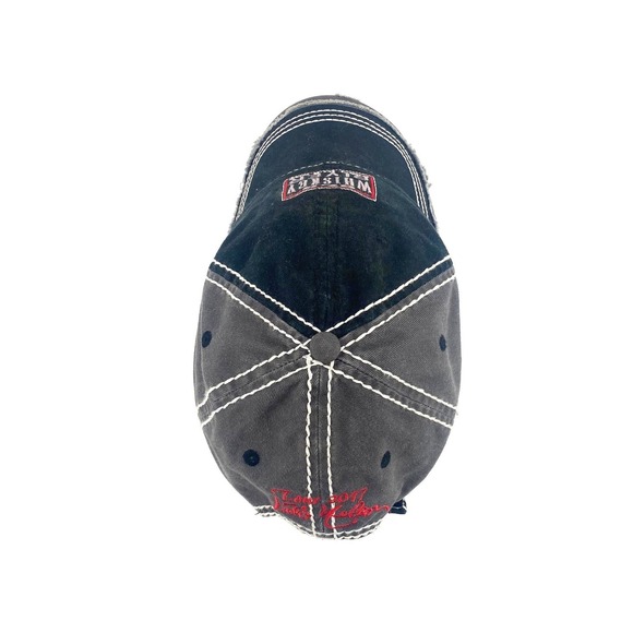 Old Whiskey River Don't Run Dry Distressed Baseball Cap Willie Nelson Tour 2017 - Picture 5 of 8